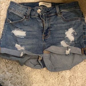 Pacsun jean shorts with rips
